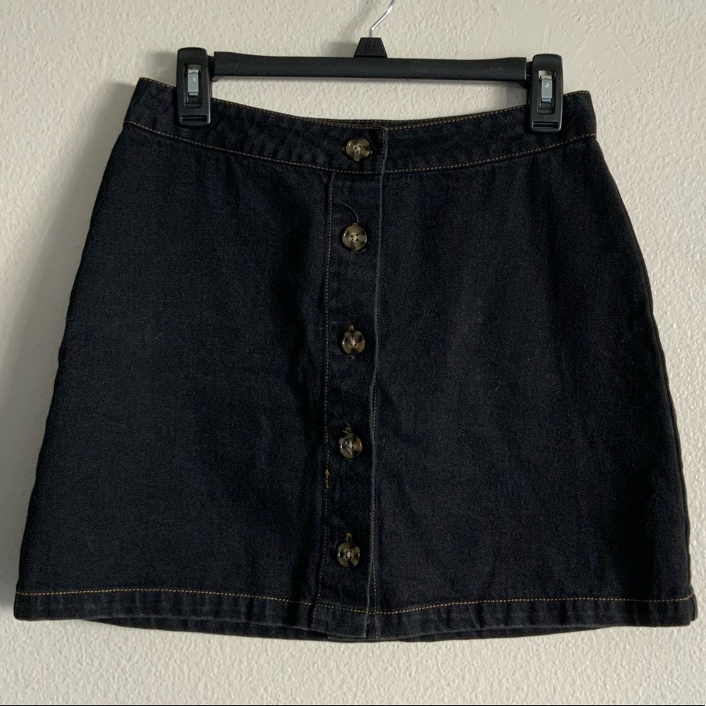 Forever 21 Black Denim Skirt